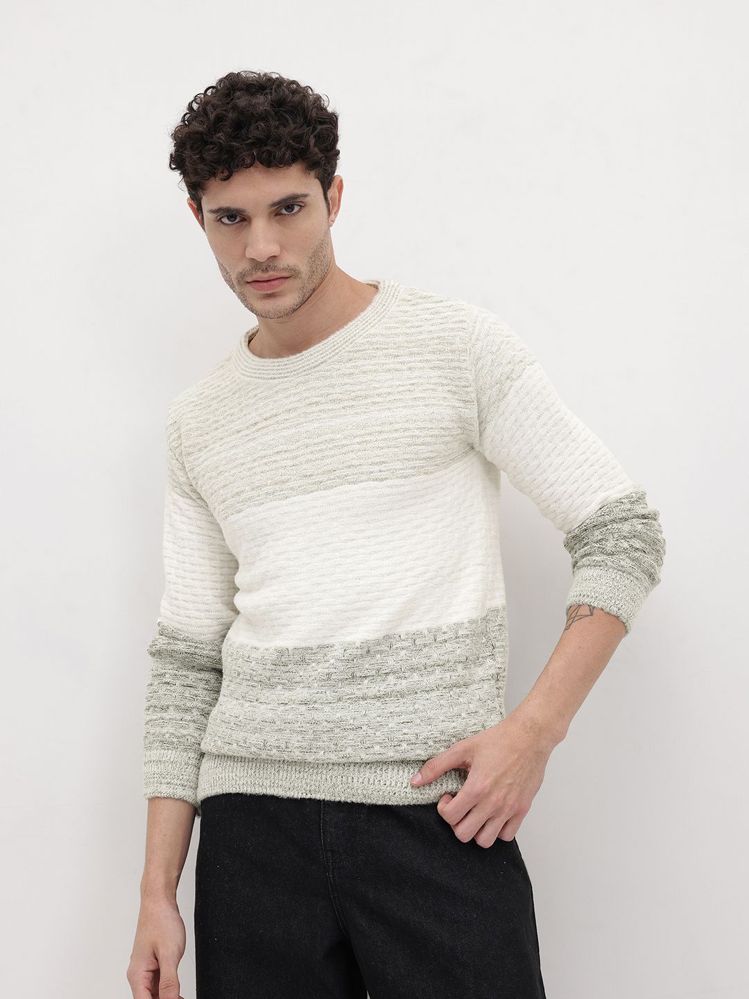 The Roadster Life Co. Colourblocked Pullover