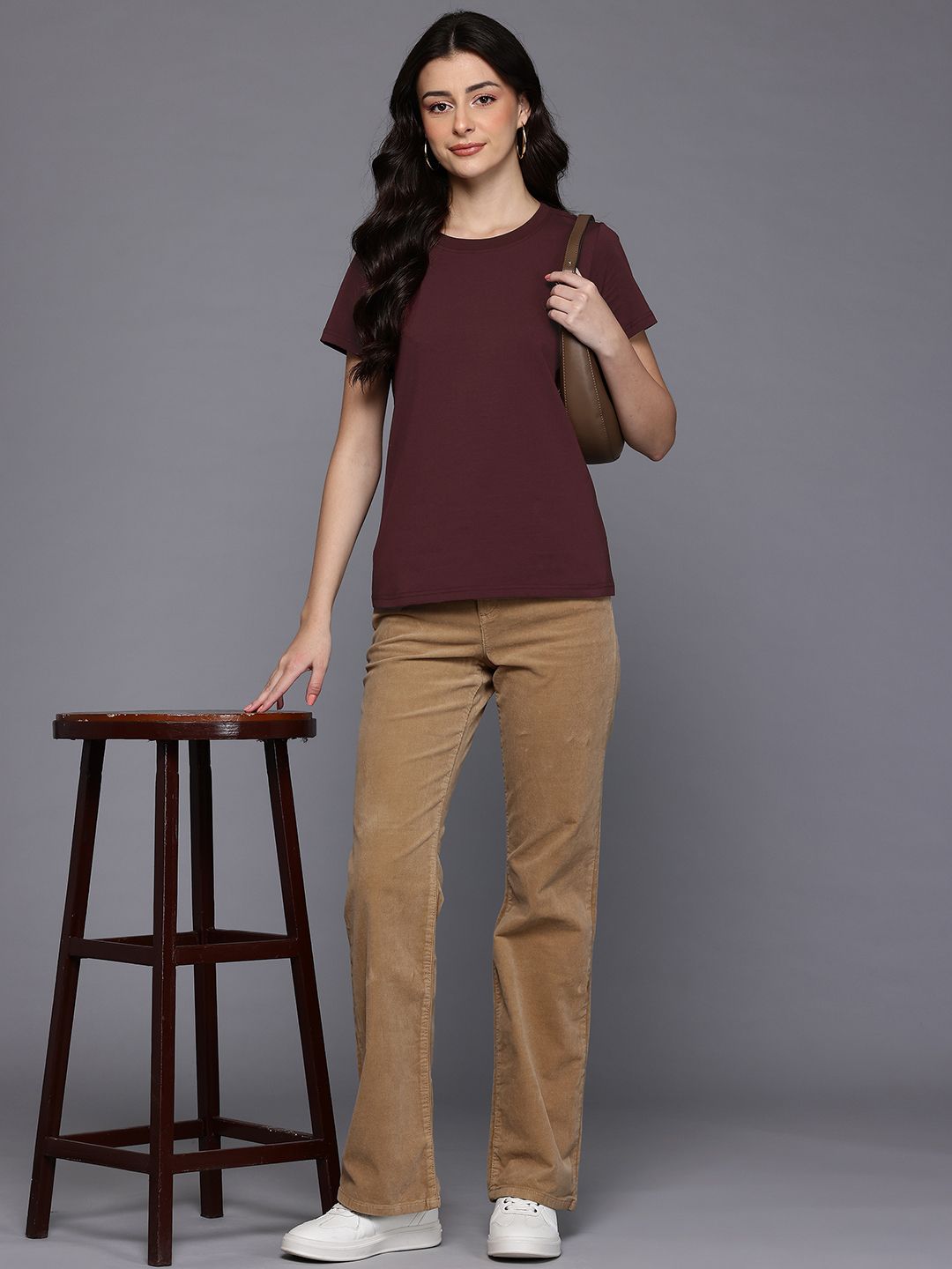 Allen Solly Embroidered Detail Casual T-shirt