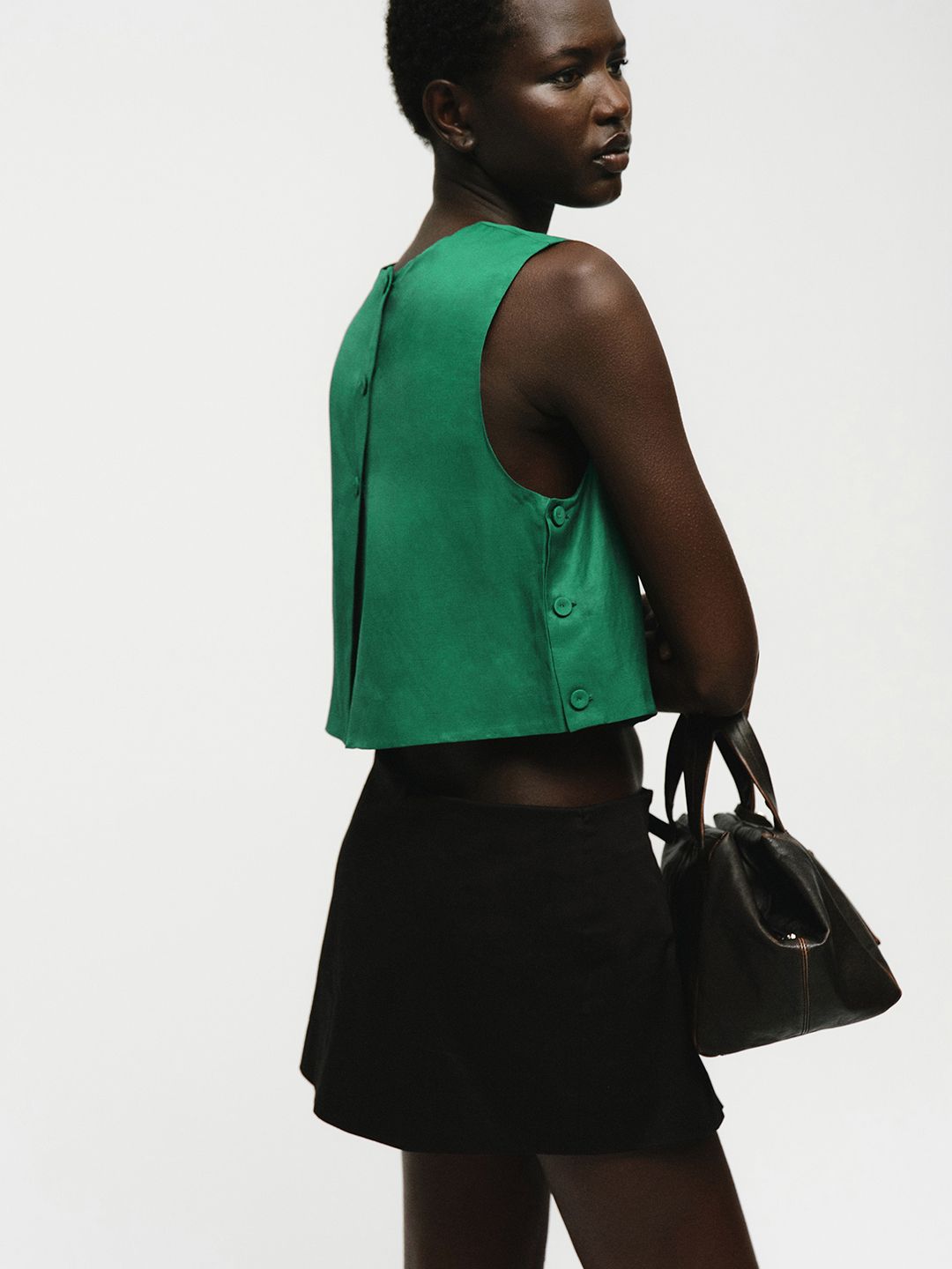 Round Neck Crop Top