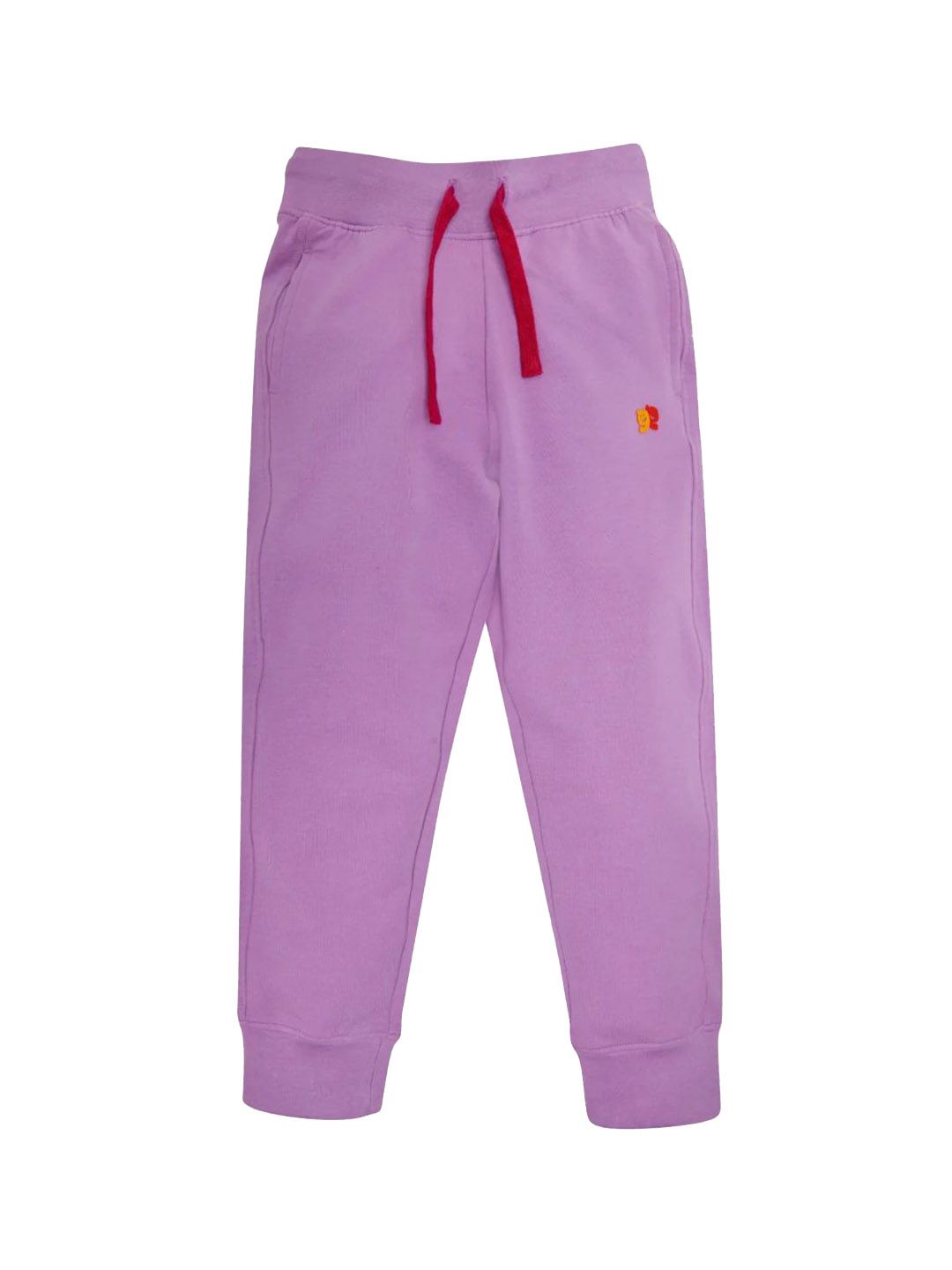Kiggle Kids Cotton Lavender Mid-Rise Joggers