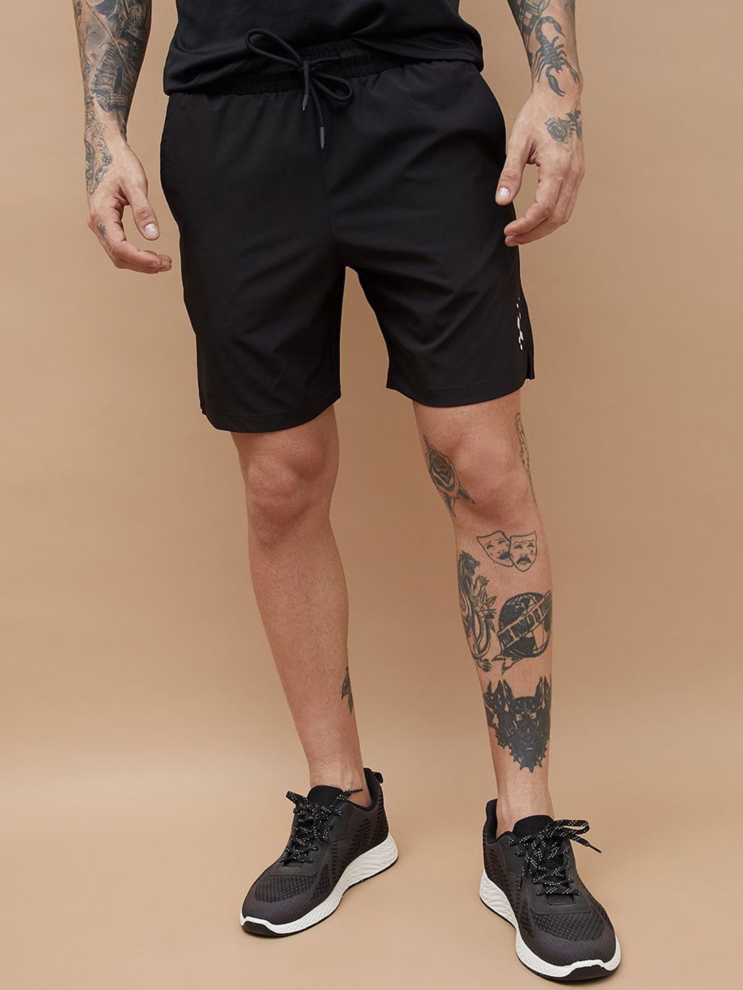 Fame Forever by Lifestyle Men Mid-Rise Slim Fit Sports Shorts