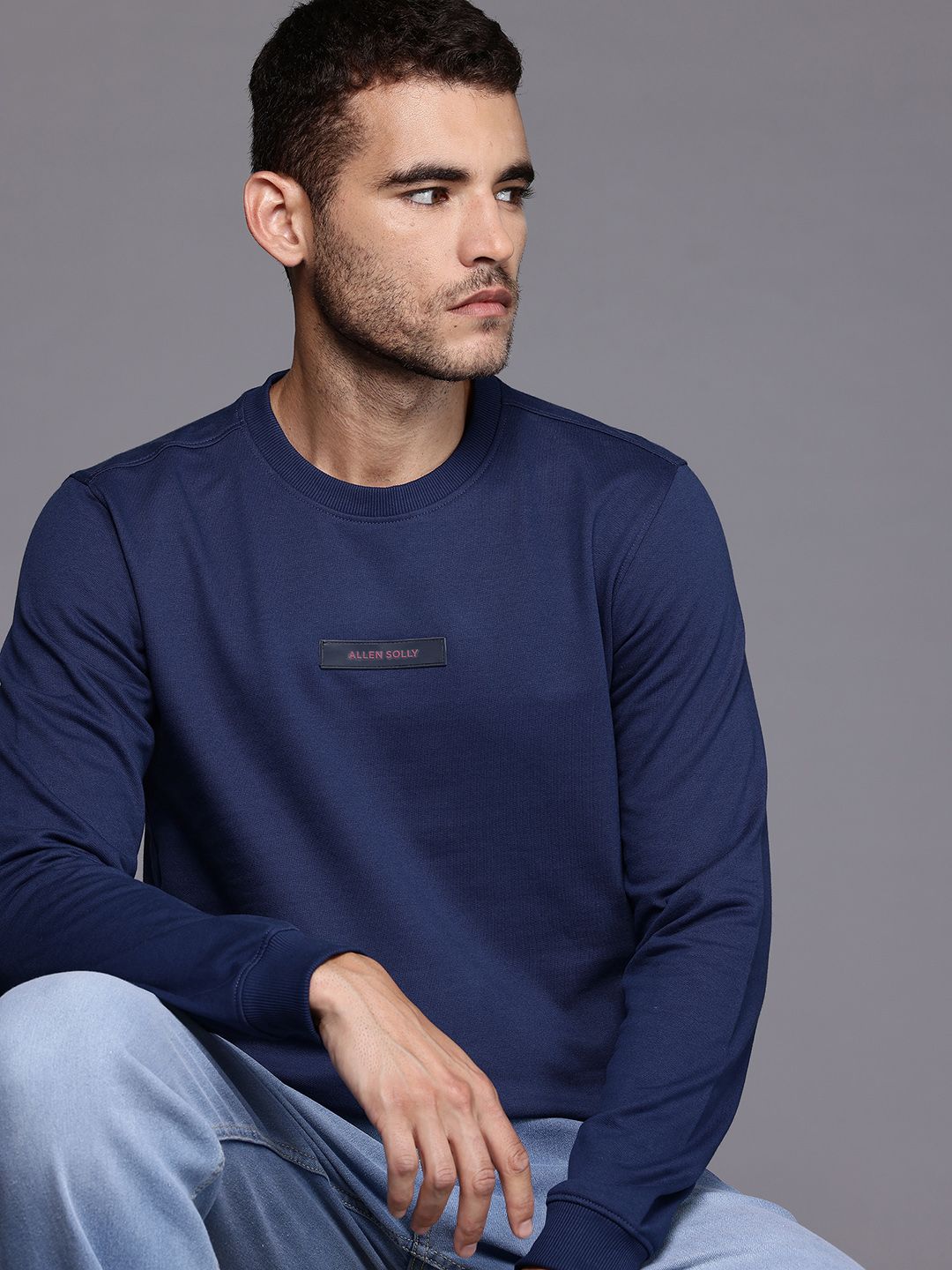 Allen Solly Brand Applique Sweatshirt
