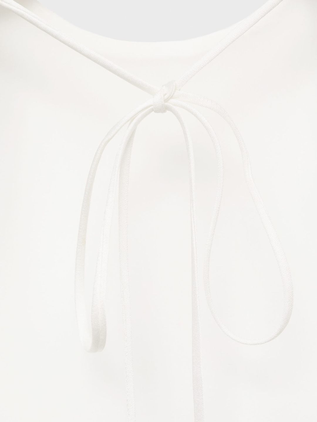 Satin Asymmetrical Hem Longline Top