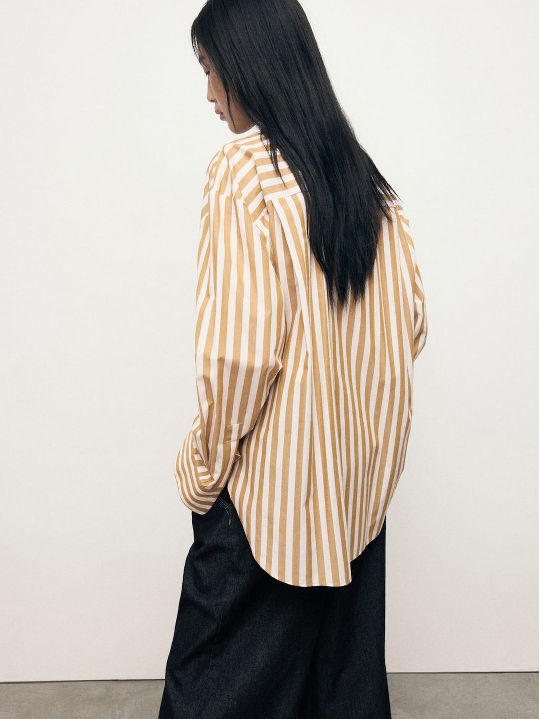 Striped Casual Oversized Shirt