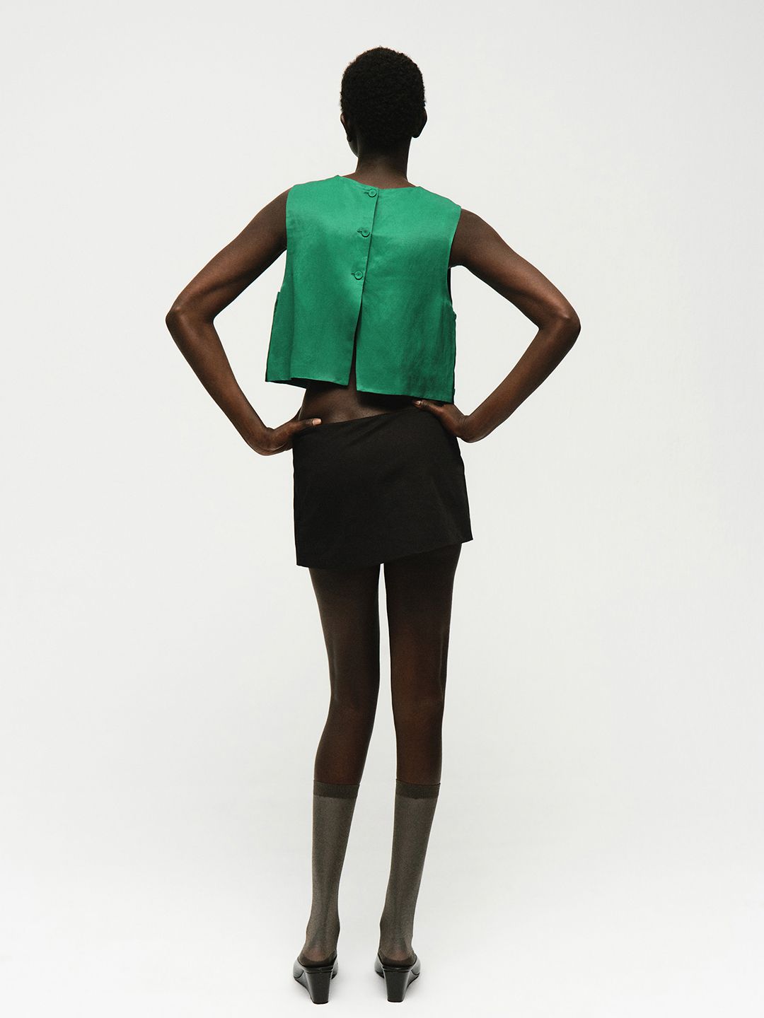 Round Neck Crop Top