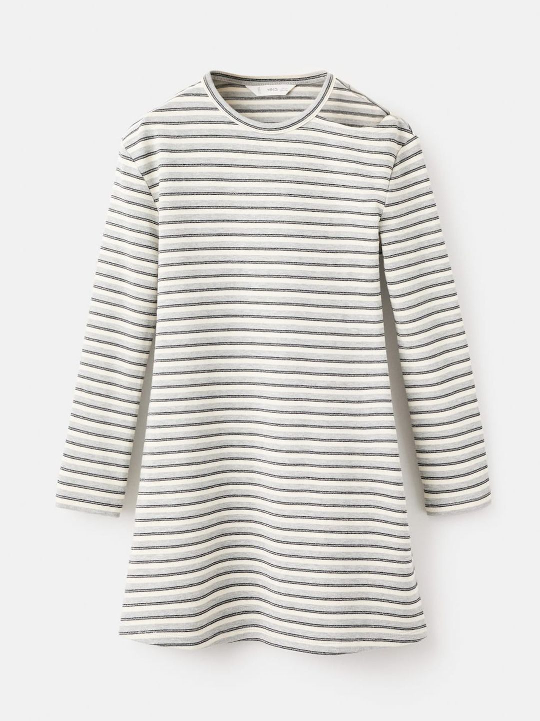 Mango Kids Girls Striped Jumper Dress