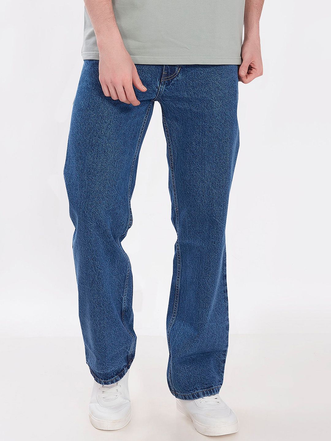 THE BEETEL HOUSE Men Straight Fit Mid-Rise Jeans