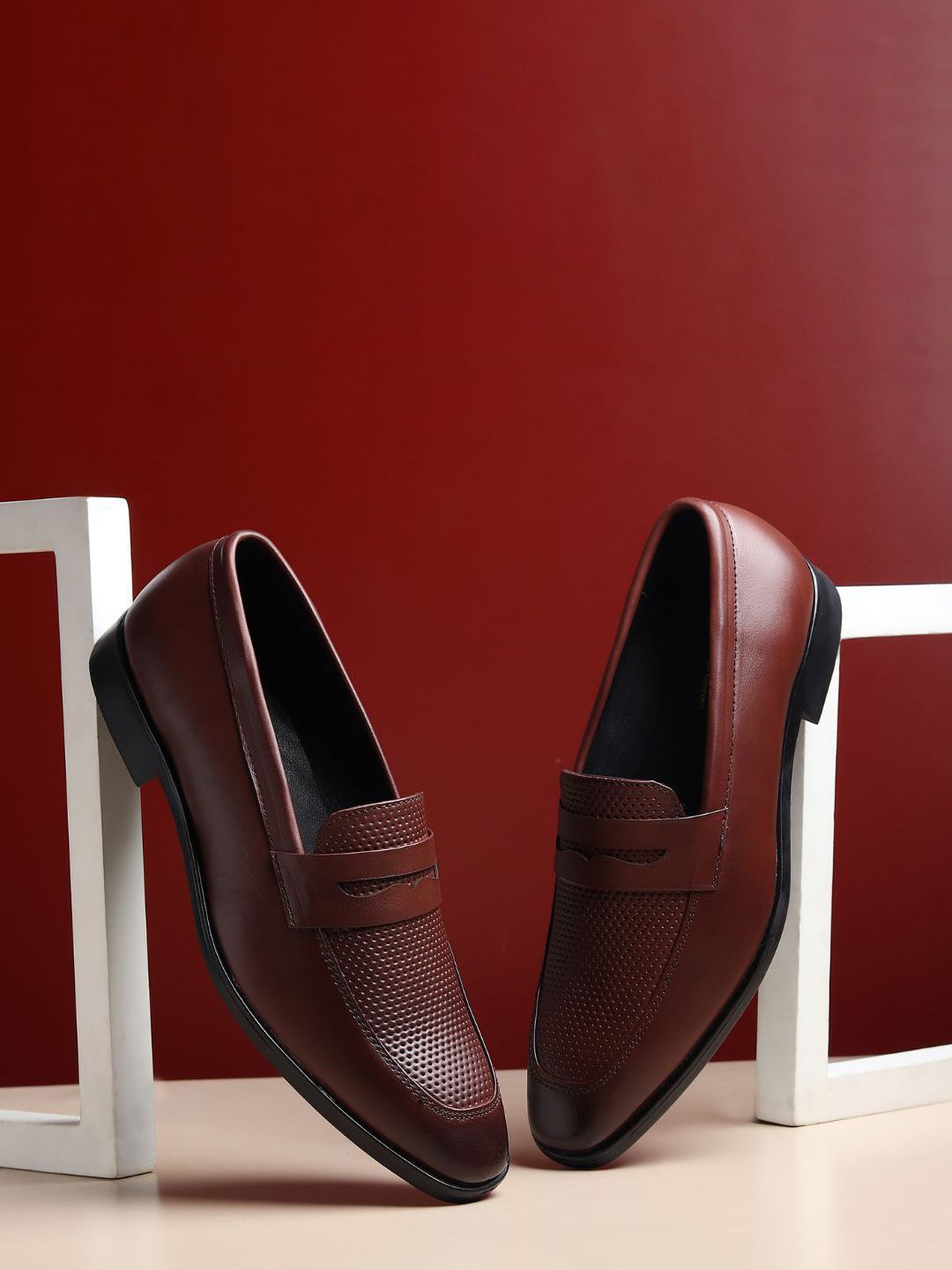 Hayes London Men Leather Formal Loafers