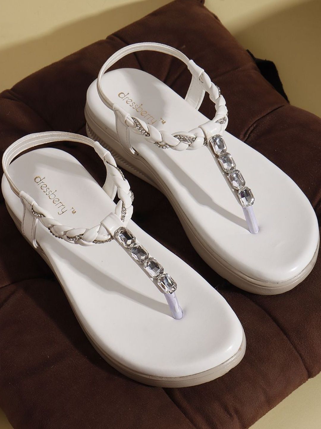 DressBerry Women Open Toe Flats