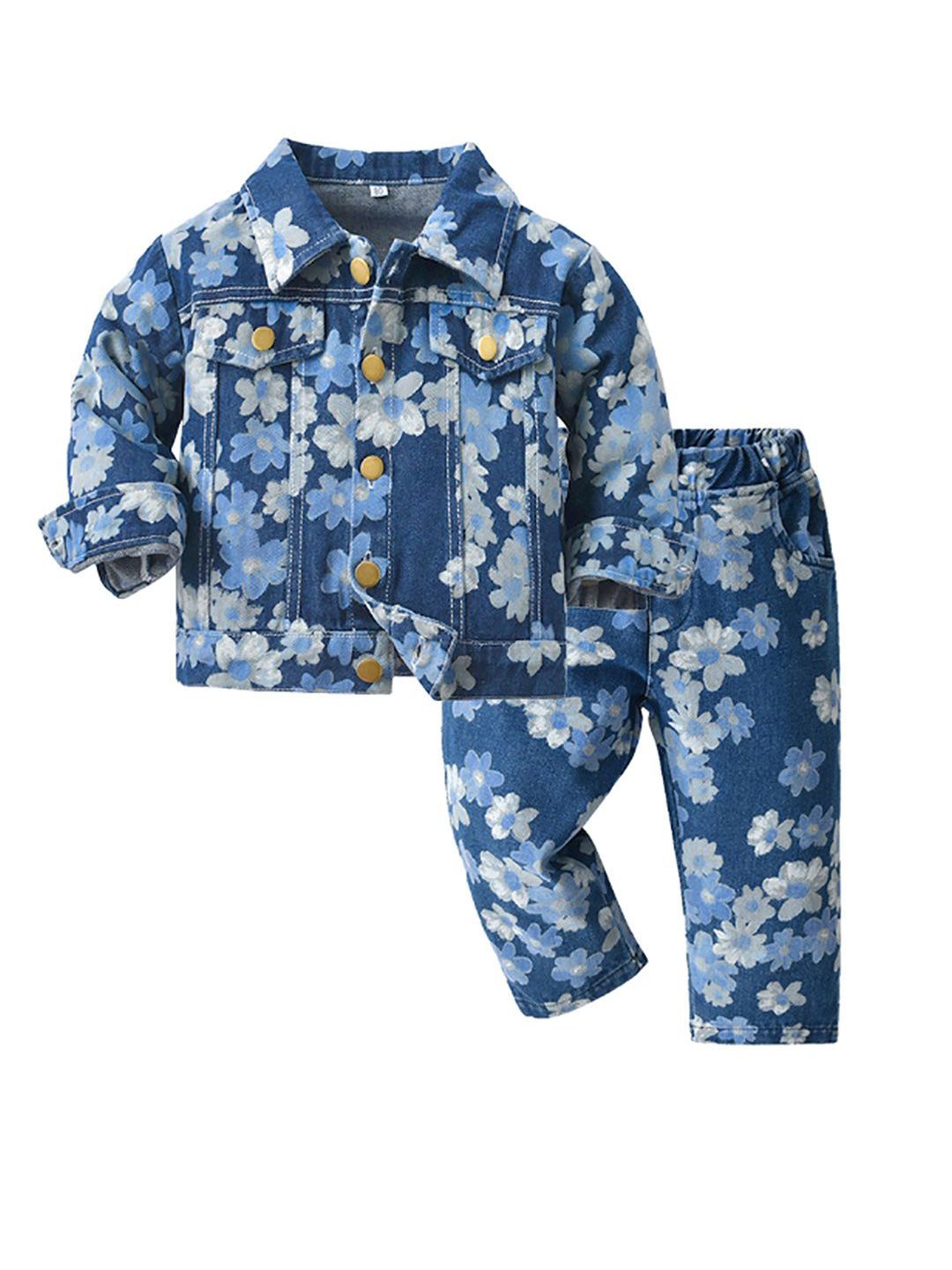 JC SPARKLE Boys Printed Shirt with Trousers