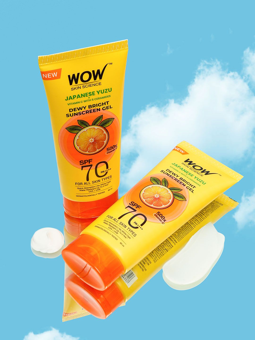 WOW SKIN SCIENCE WOW SKIN SCIENCE Dewy Bright Sunscreen Gel With Vitamin C - 80 ml