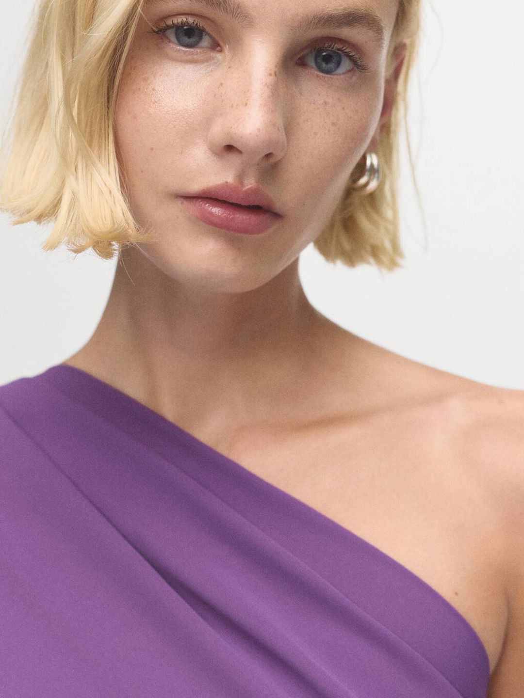 Draped Effect Cut-Out Detail One Shoulder Party Midi Sheath Dress