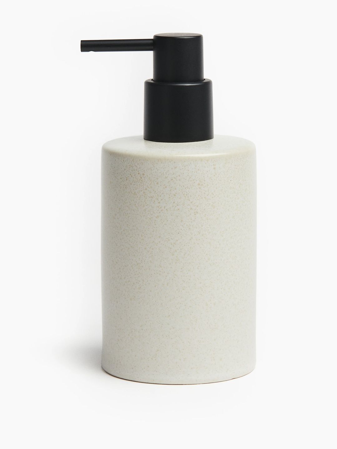 H&M Beige Stoneware Soap Dispenser