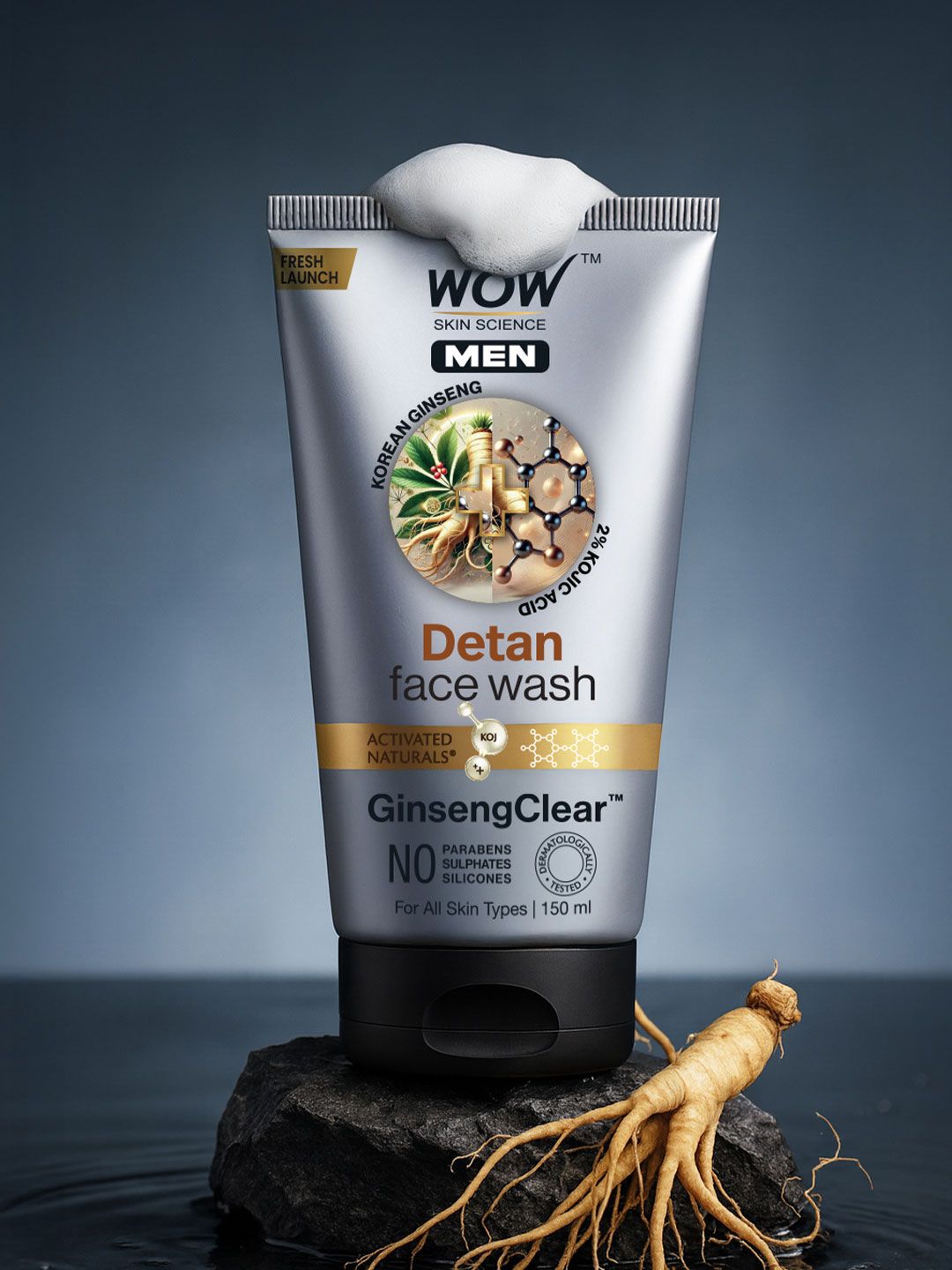 WOW SKIN SCIENCE WOW SKIN SCIENCE Oil Control Face Wash With Charcoal & Niacinamide- 150 ml