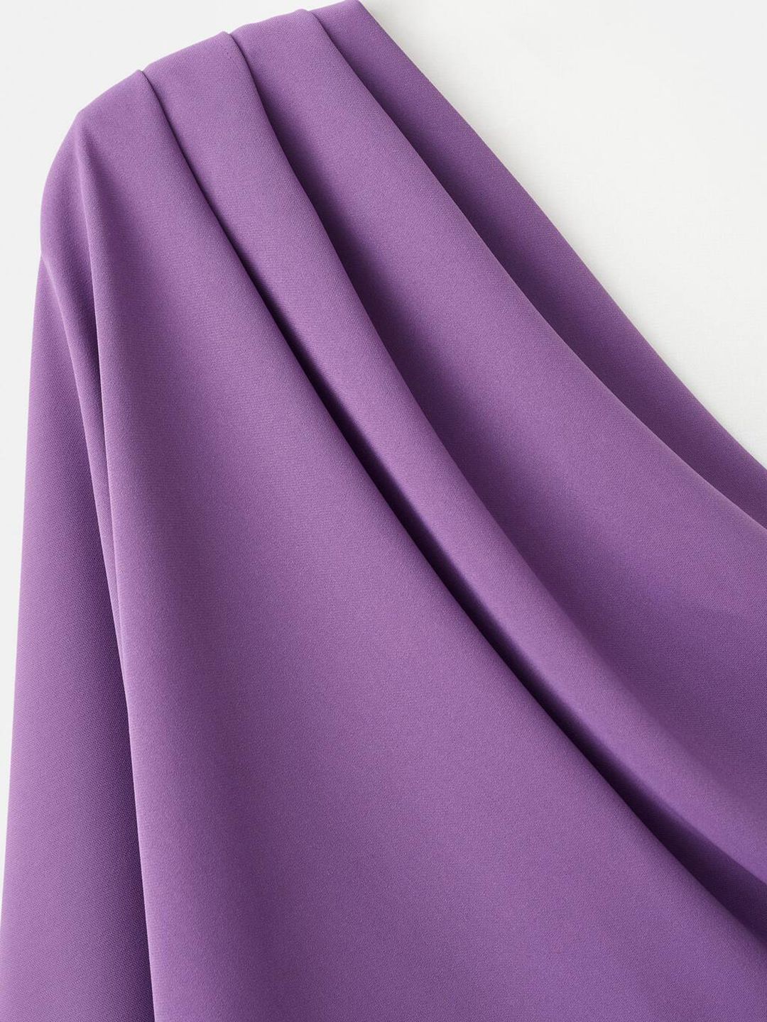 Draped Effect Cut-Out Detail One Shoulder Party Midi Sheath Dress