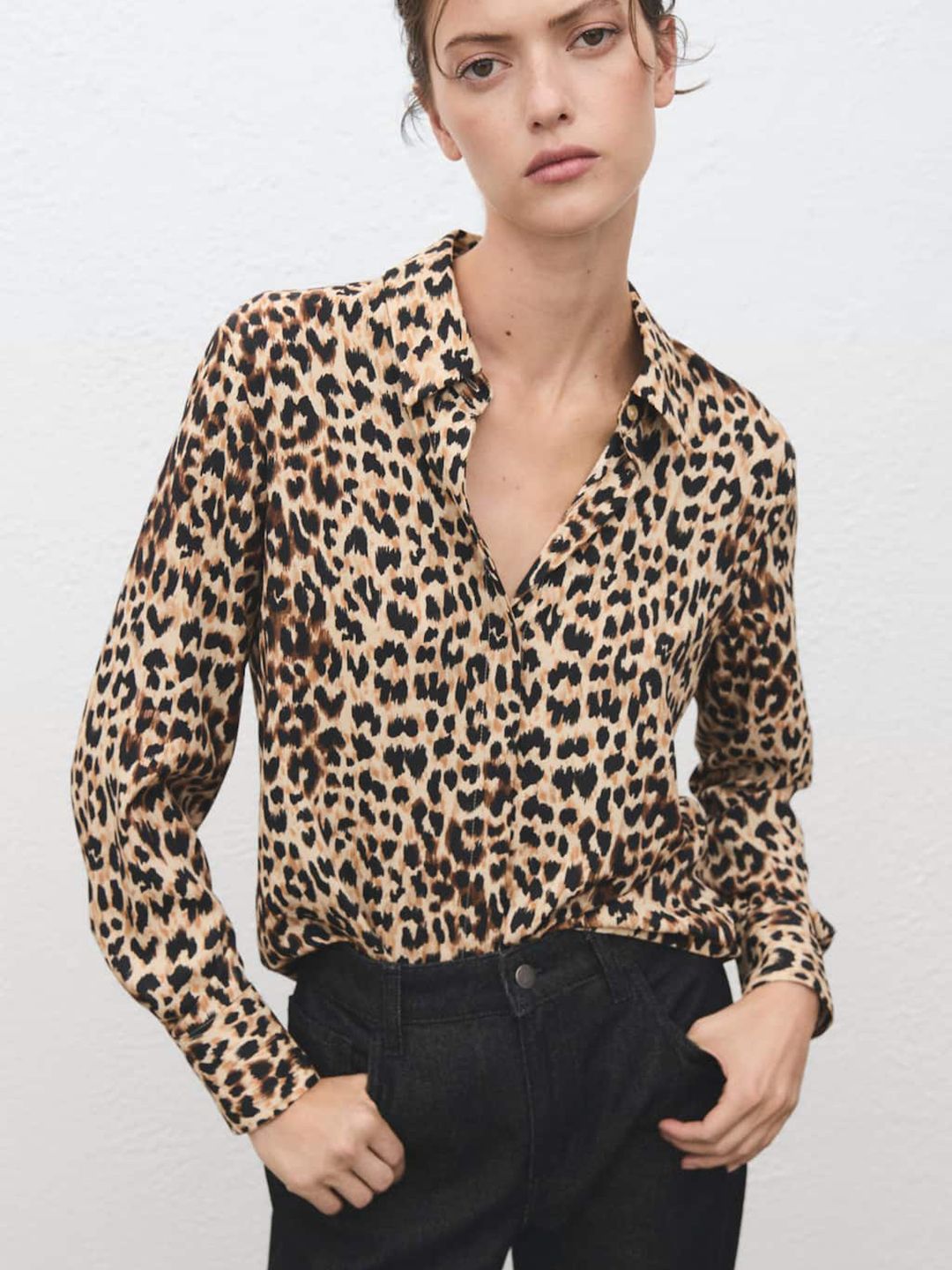 Animal Printed Casual Shirt