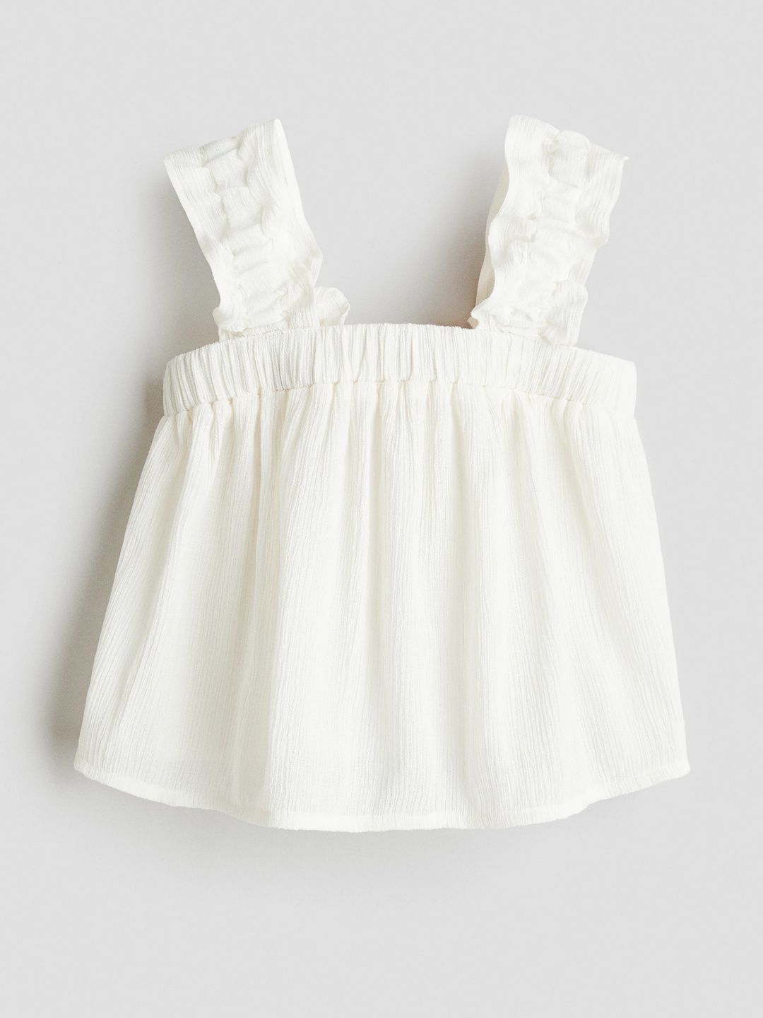 H&M Crinkled Chiffon Top