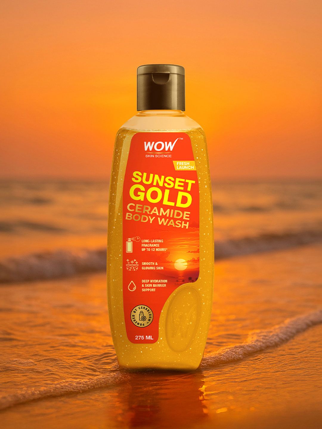 WOW SKIN SCIENCE WOW SKIN SCIENCE Sunset Gold Ceramide Body Wash - 275 ml