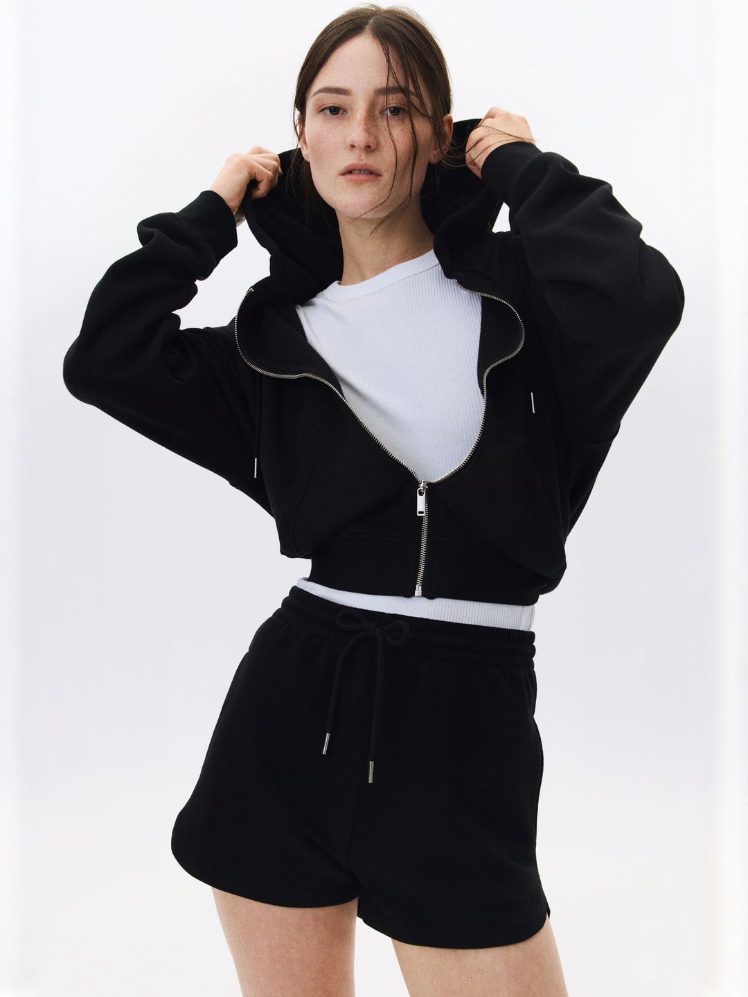 H&M Women Sweatshirt Shorts