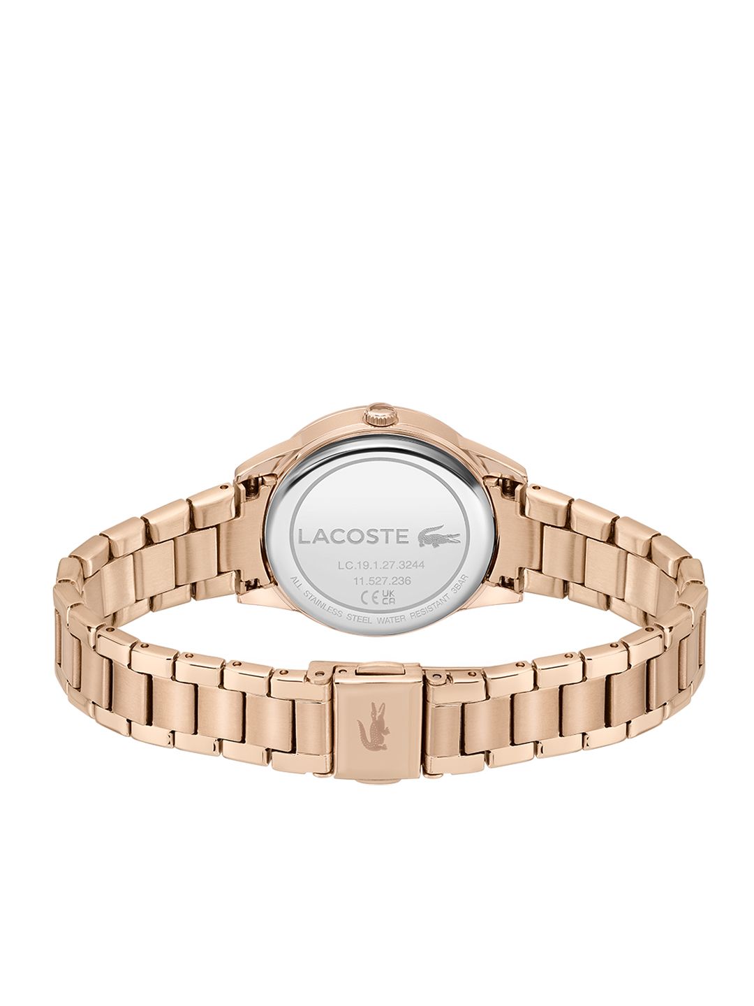 Buy Lacoste Women Rose Gold-Toned Ladycroc Mini Analogue 