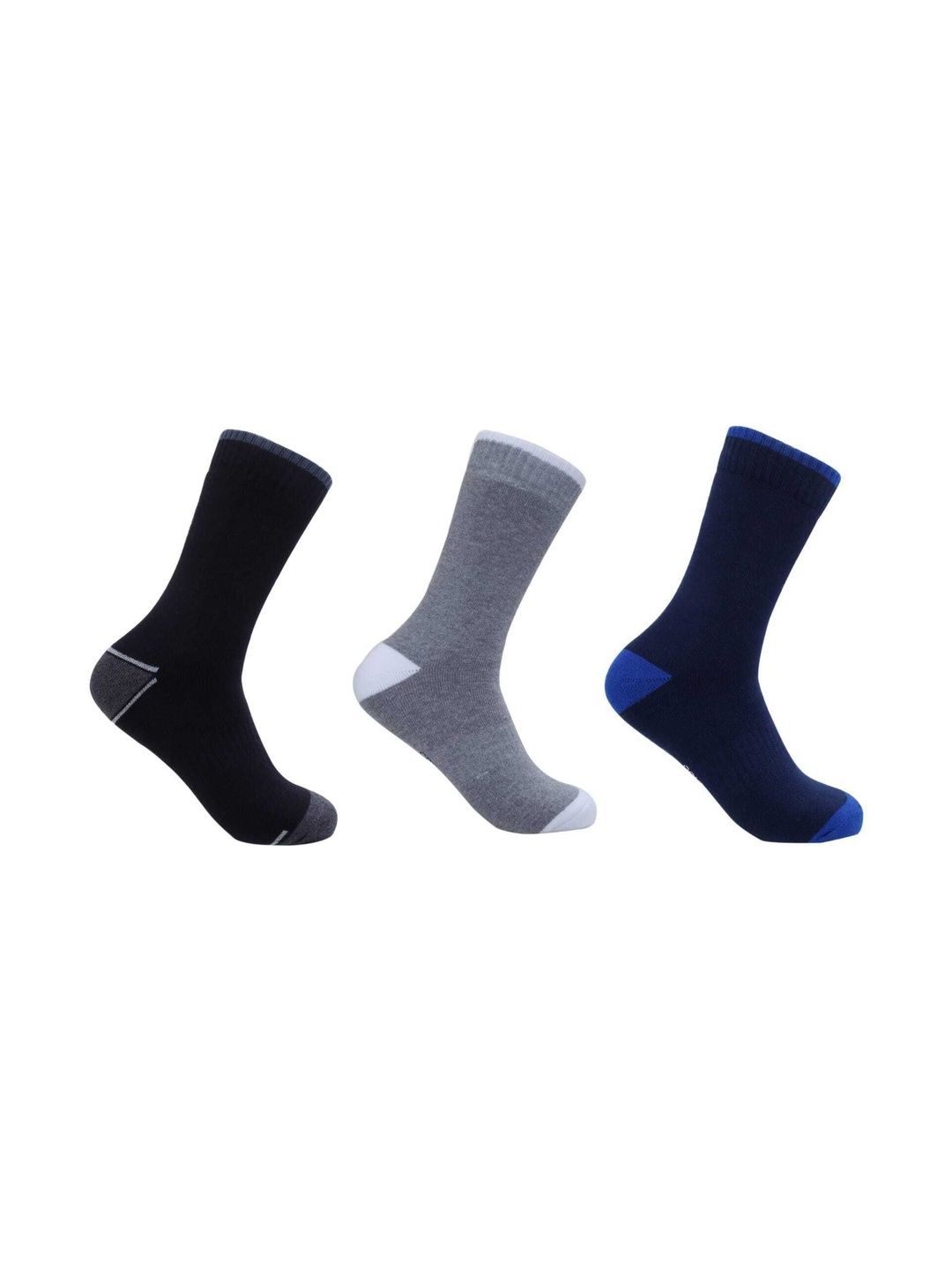 COMFERTO Men Pack of 3 Cotton Socks