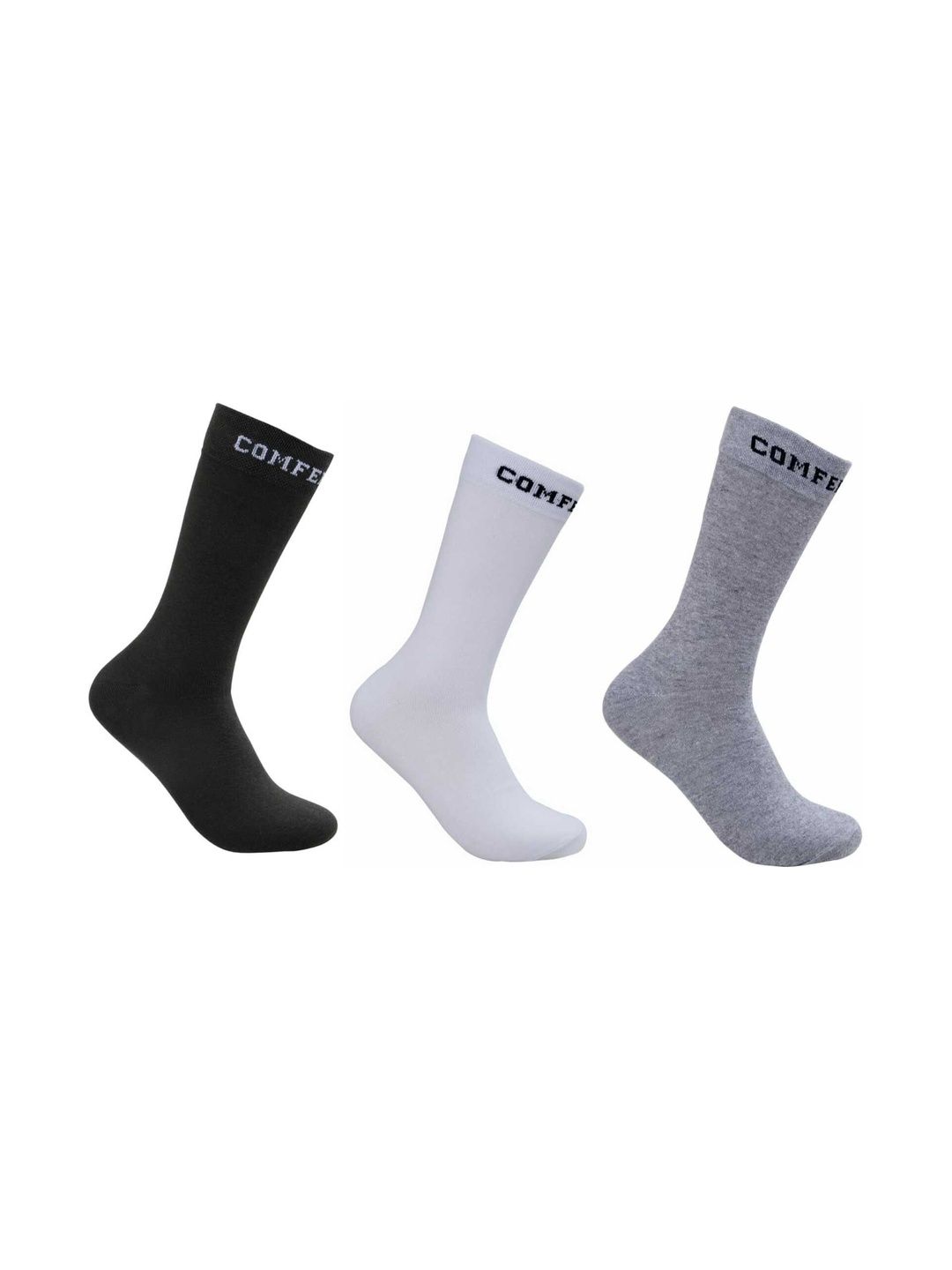 COMFERTO Men Pack of 3 Cotton Socks