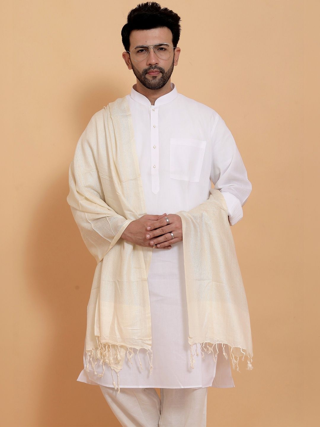 EBADAT Men Embroidered Scarf