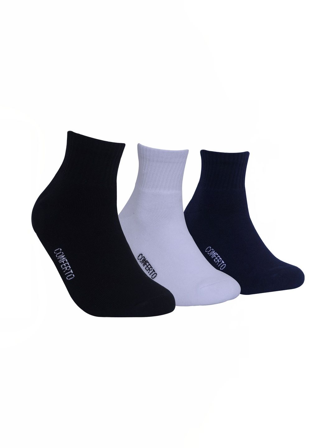 COMFERTO Men Pack of 3 Cotton Socks