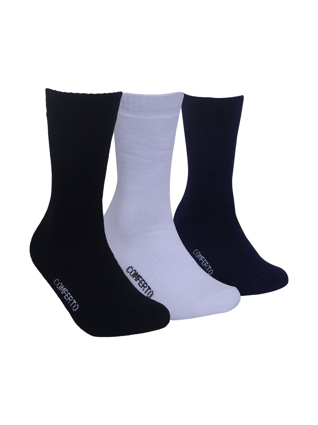 COMFERTO Men Pack of 3 Cotton Socks
