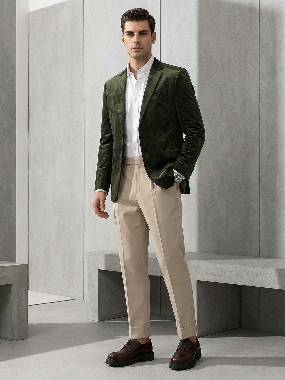 INVICTUS Single-Breasted Formal Blazer