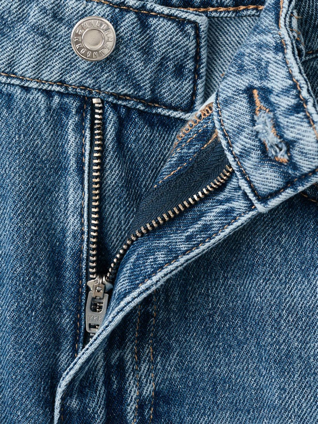 Regular Fit Pure Cotton Light Fade Jeans