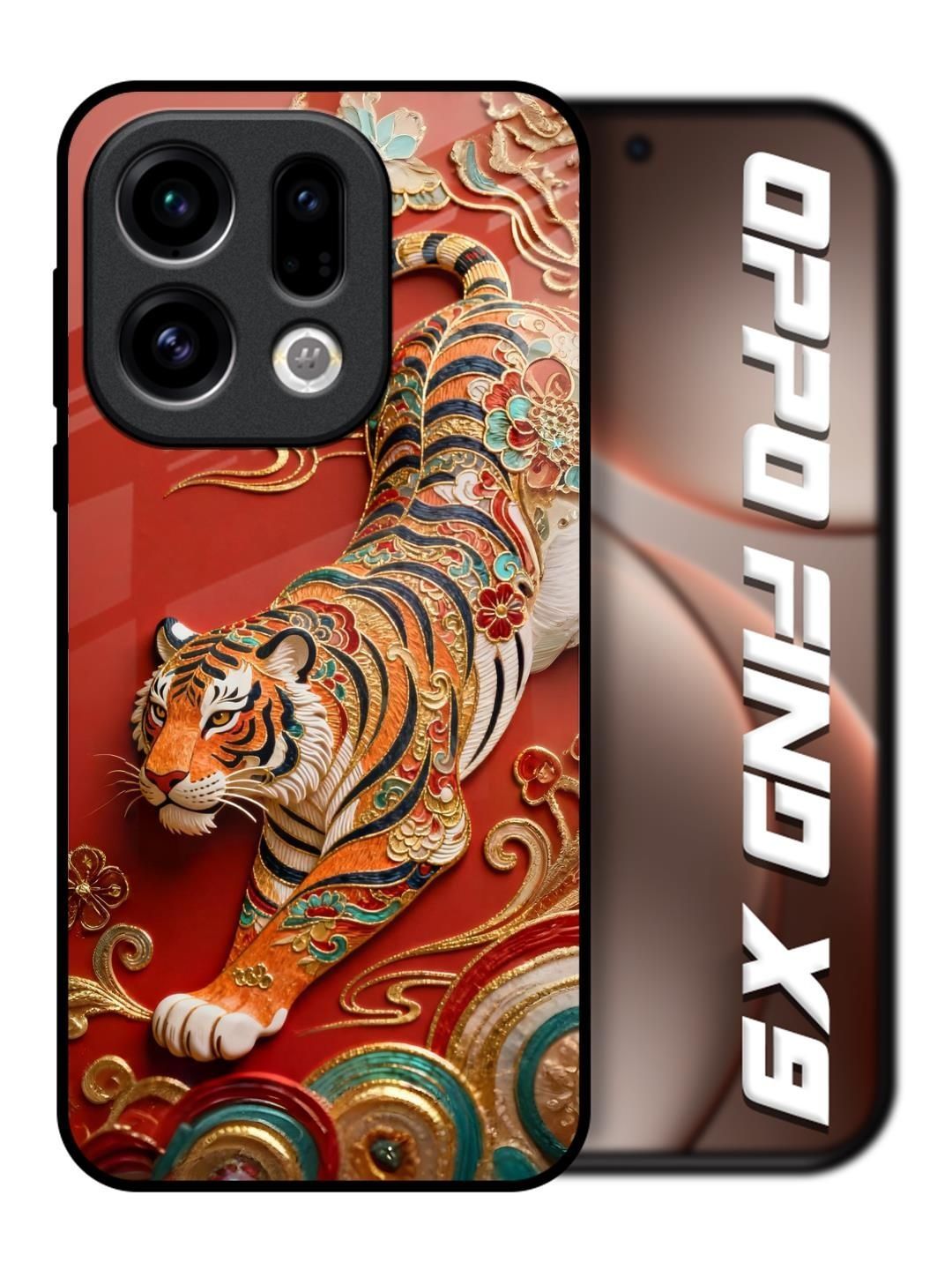 QRIOH Tropical Printed Oppo Find X9 Back Case Mobile Accessories