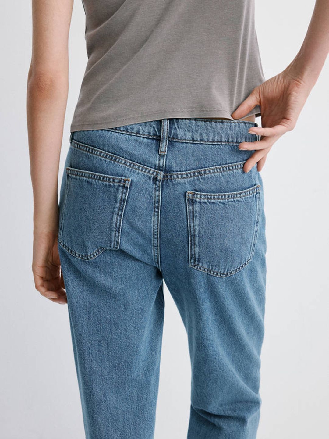 Regular Fit Pure Cotton Light Fade Jeans
