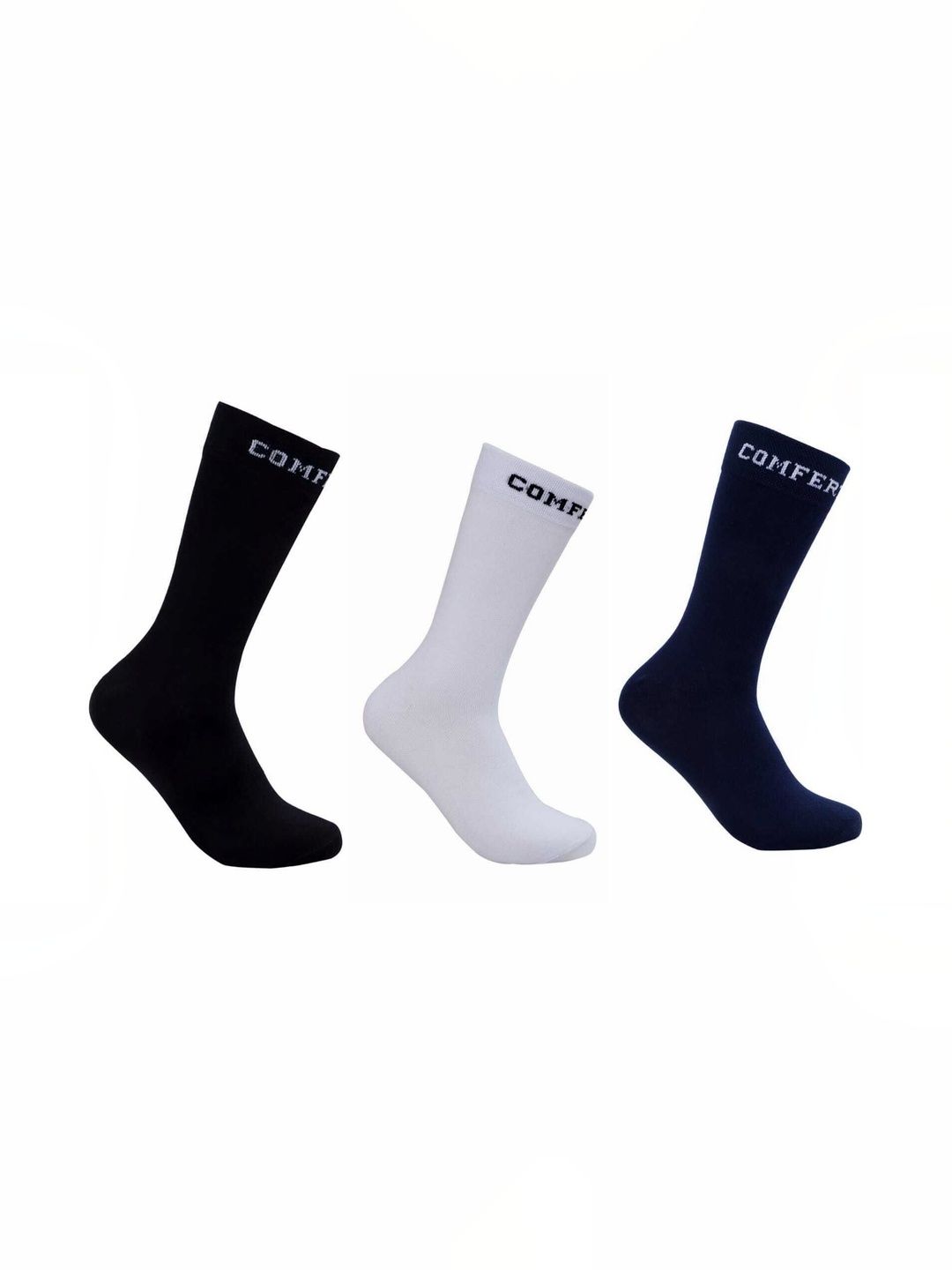 COMFERTO Men Pack of 3 Cotton Socks