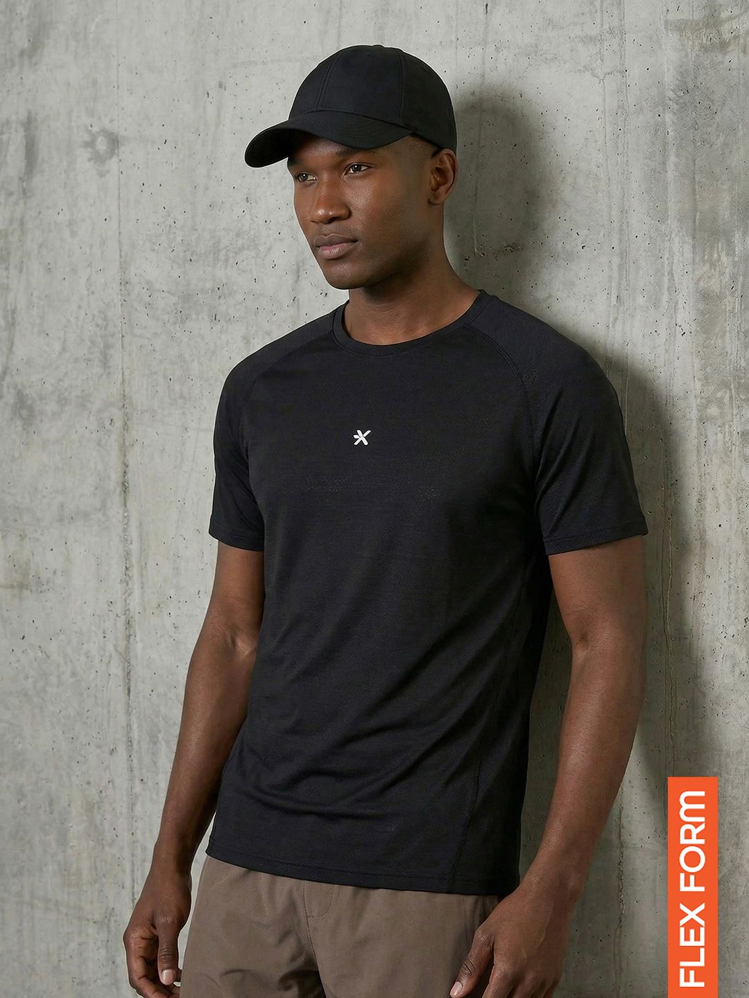 HRX by Hrithik Roshan Self Design Rapid Dry Running T-shirt