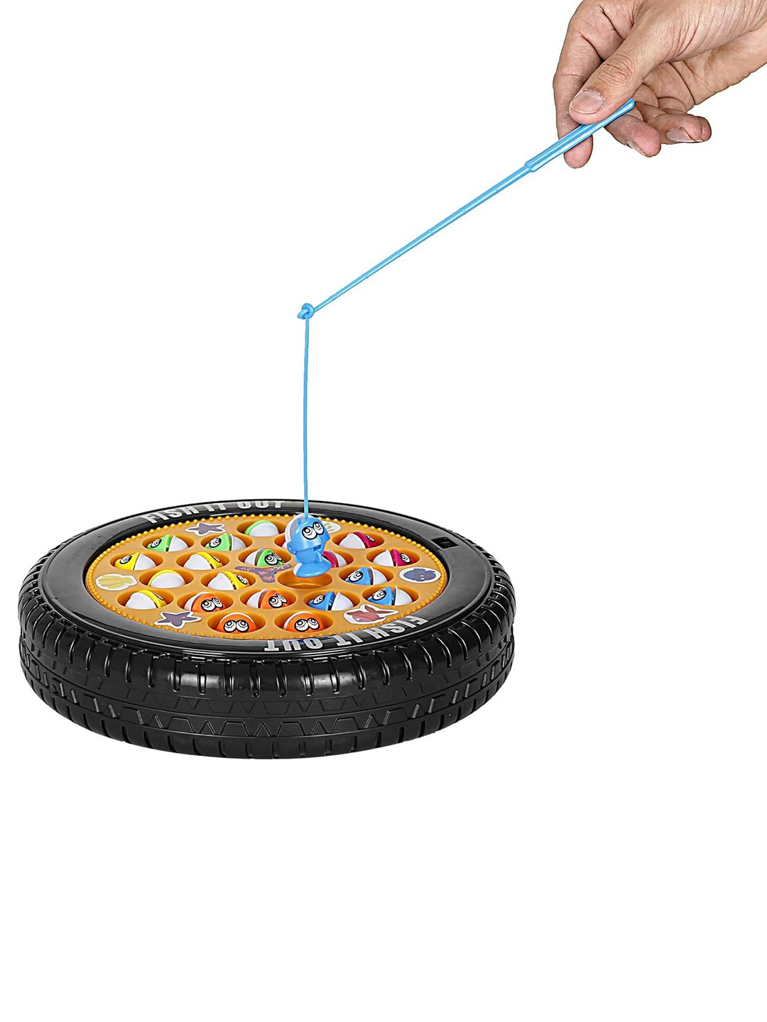 Youreka Kids Small Musical Rotating Fishing Toy