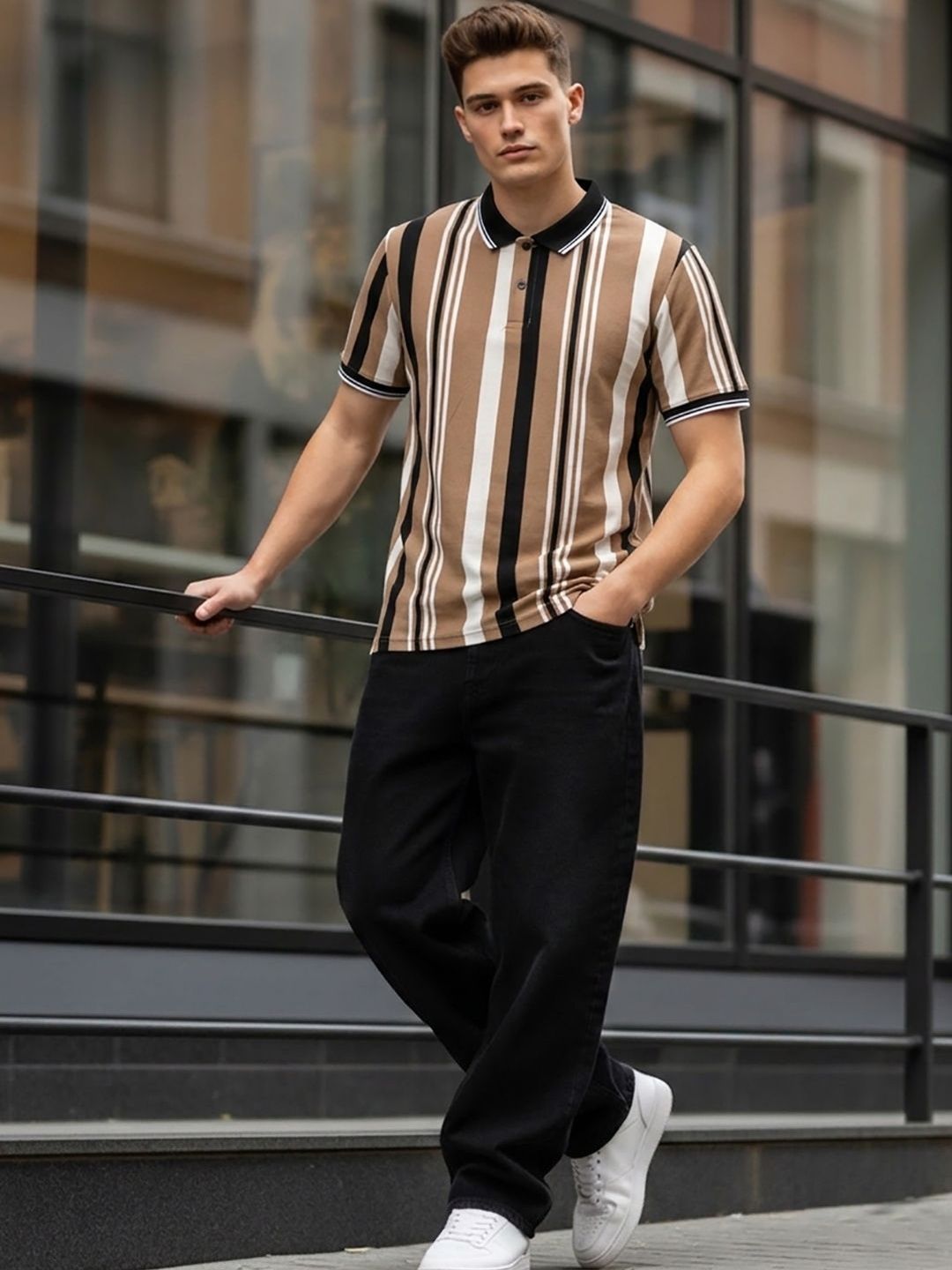 HERE&NOW Men's Polo Tshirts
