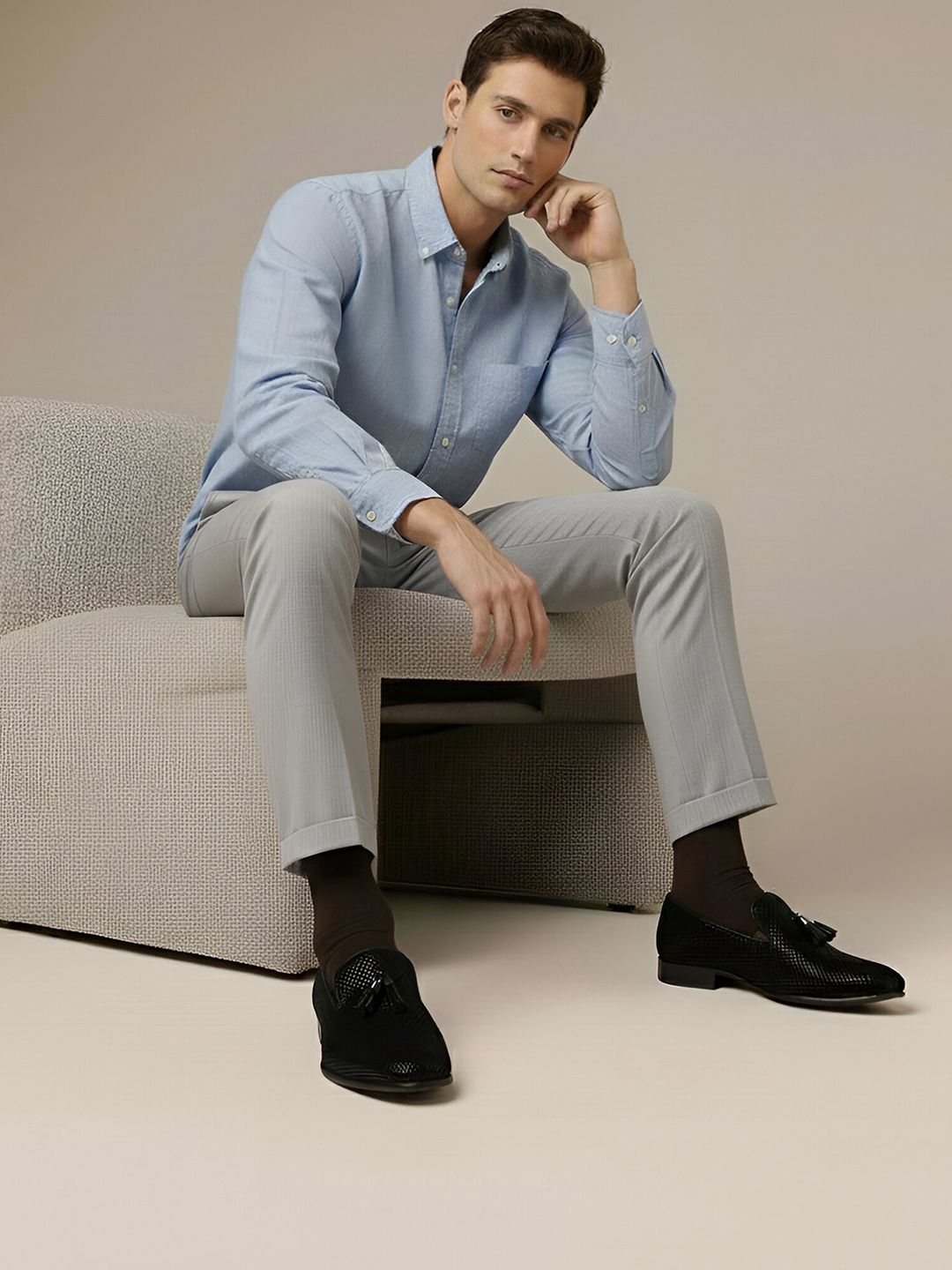 Metro Men Round-Toe Formal Loafers