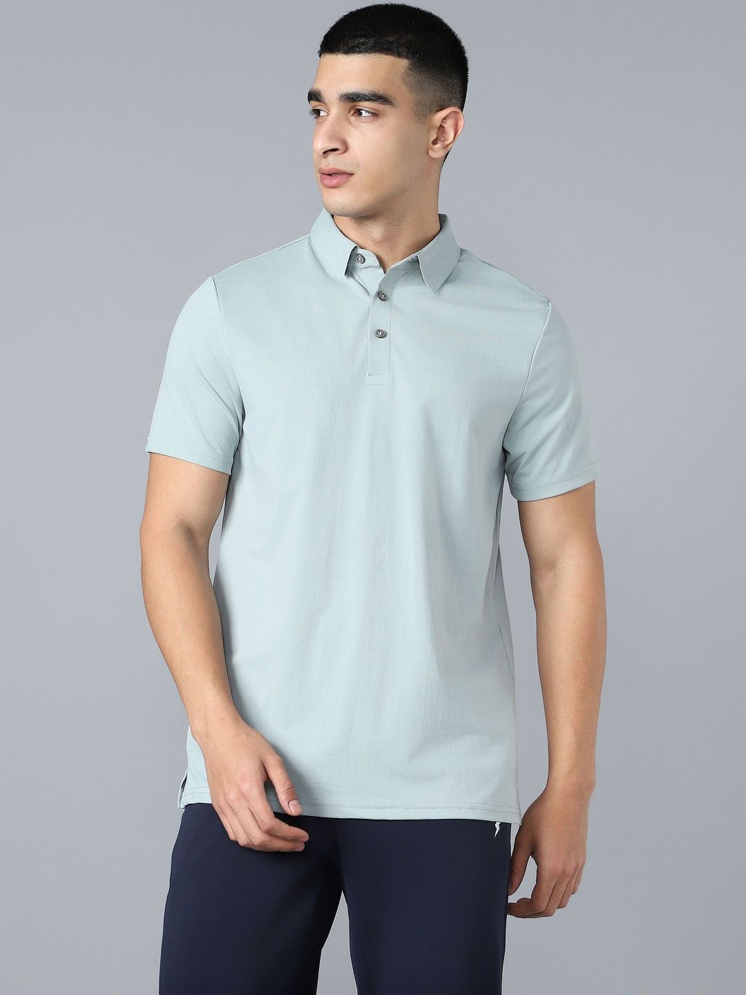 Technosport Men Polo Collar Slim Fit T-shirt