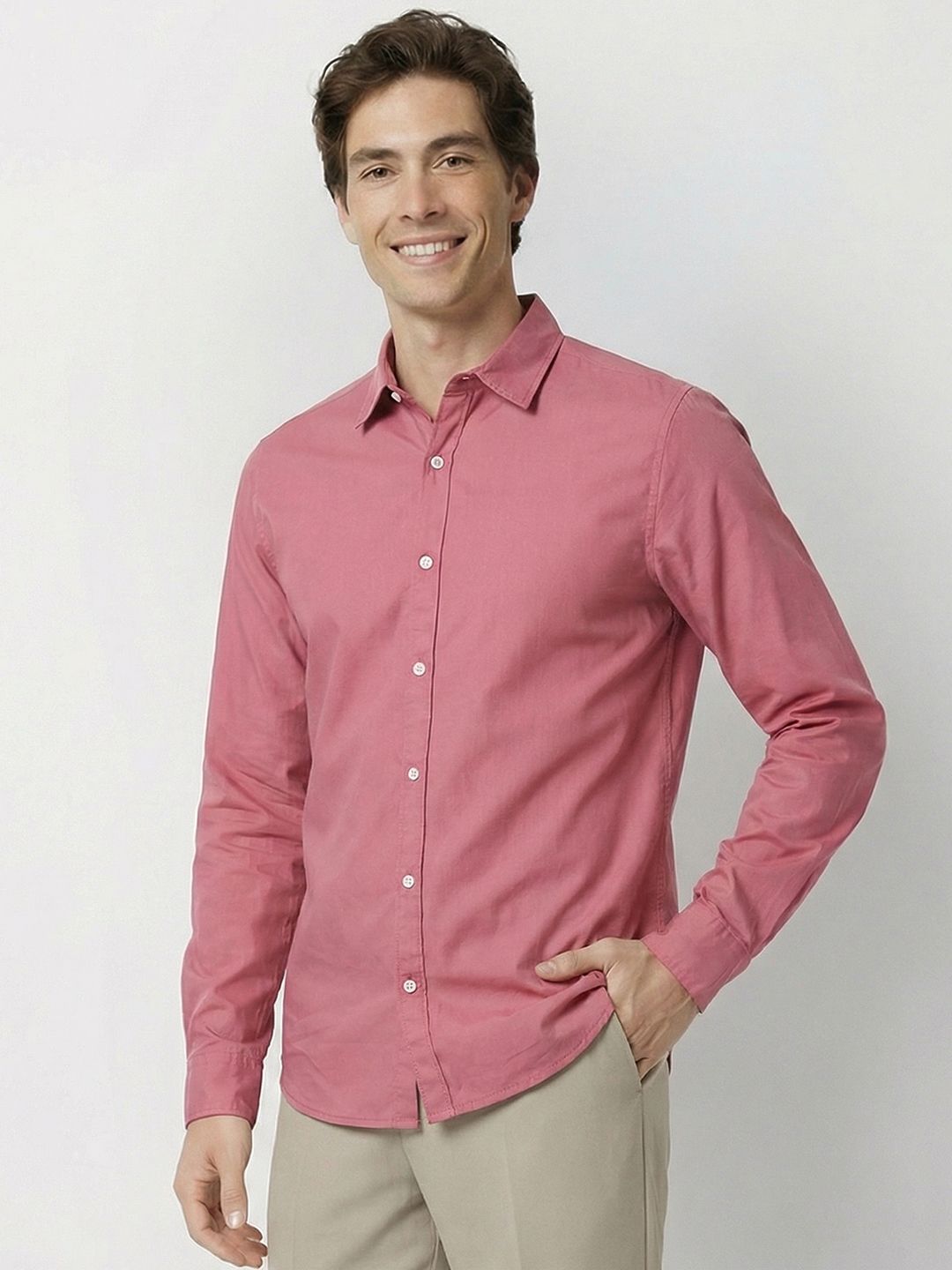 Mast & Harbour Pure Cotton Casual Shirt