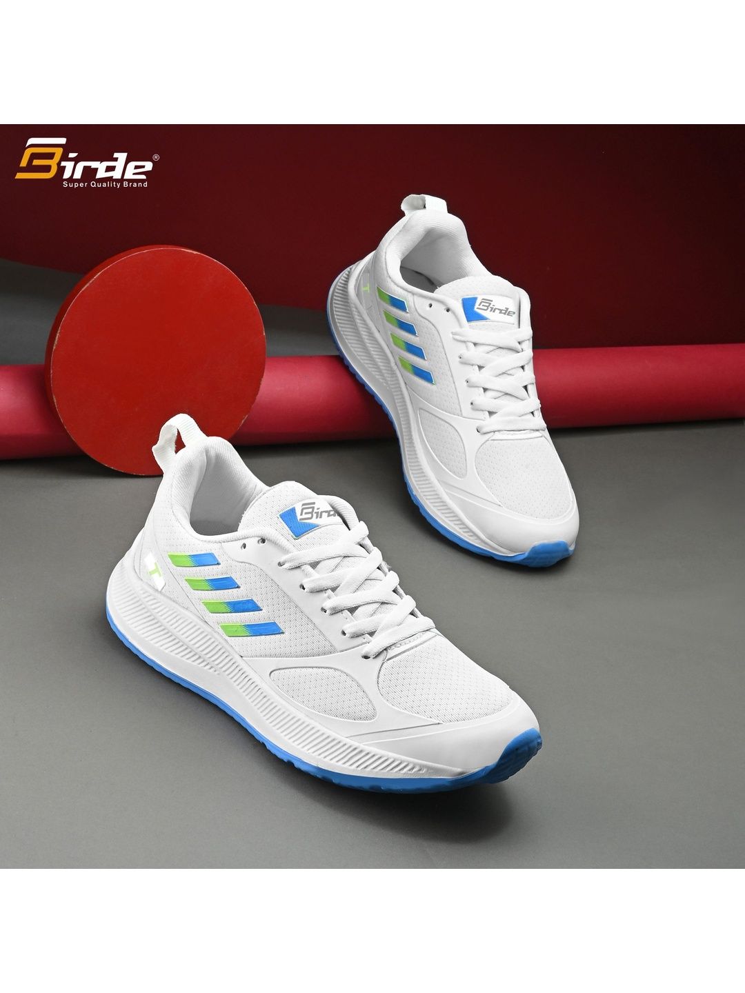 BIRDE Men Mesh Walking Non-Marking Shoes