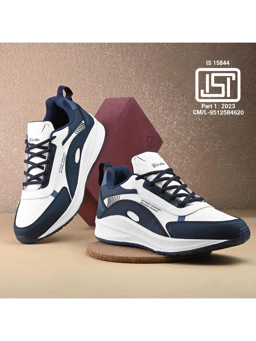 BIRDE Men Mesh Walking Non-Marking Shoes