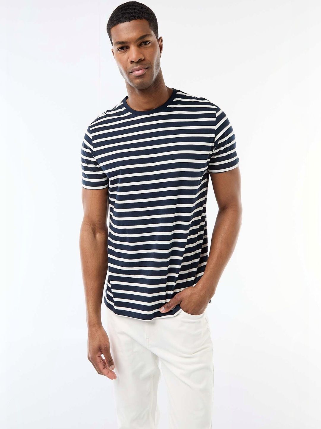 KIABI Men Striped T-shirt