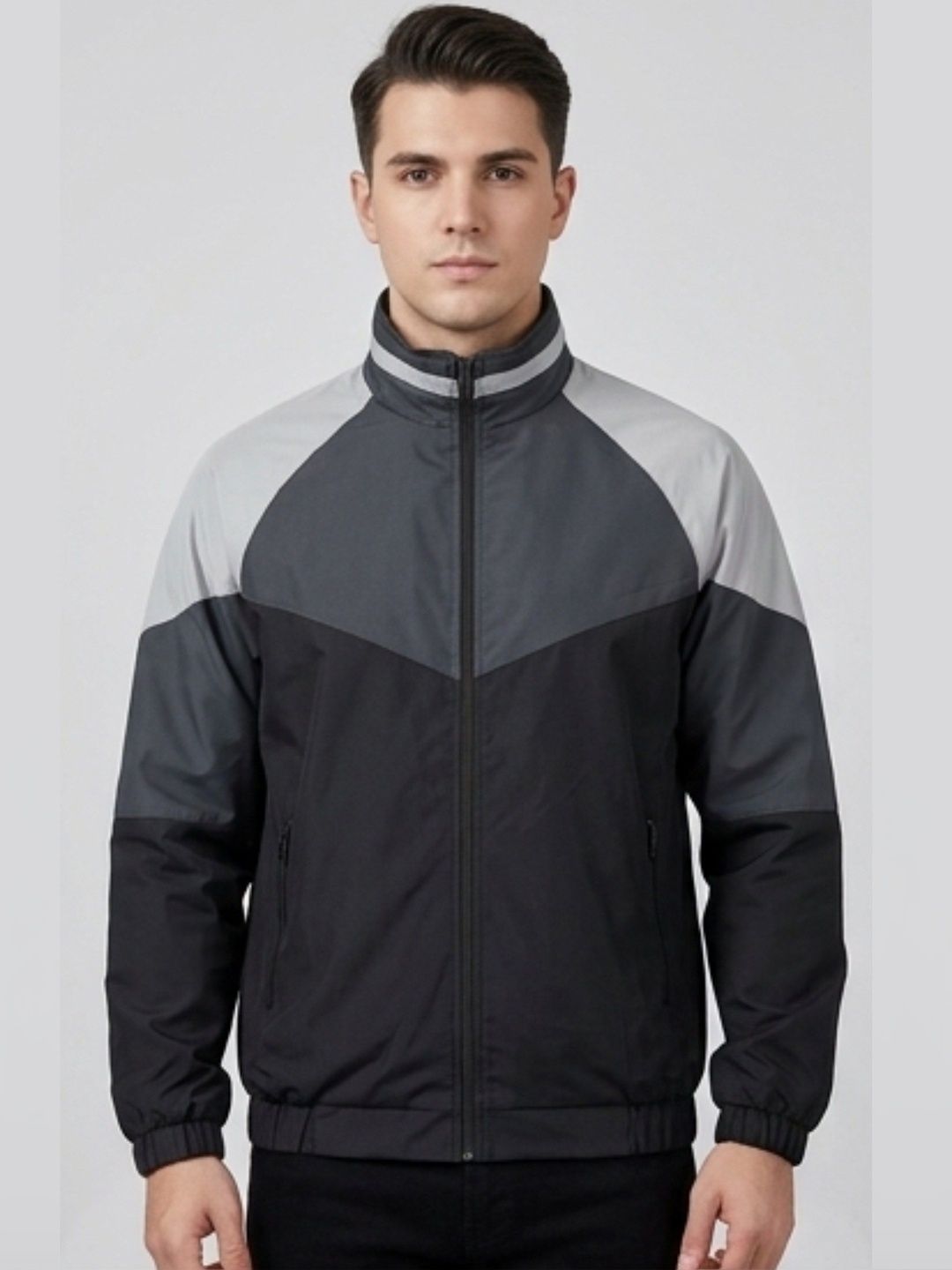 CARABA Men Colourblocked Windcheater Outdoor Sporty Jacket