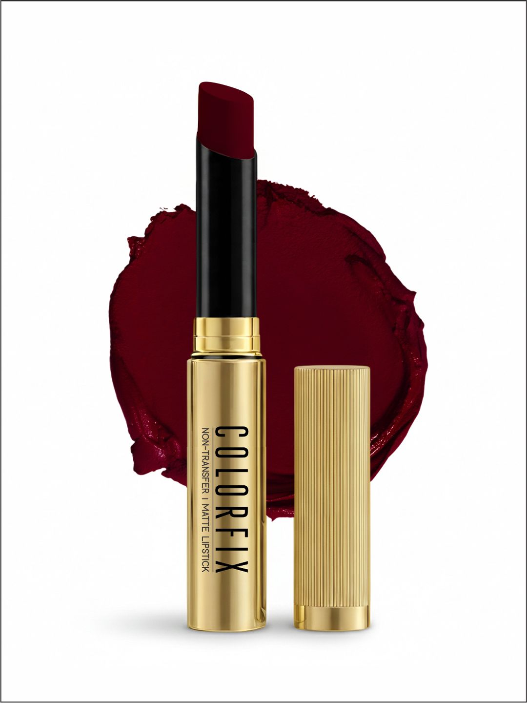 GlamFam GlamFam Colorflx Non Transfer Matte Lipstick-4g -  CF23- Deep Maroon