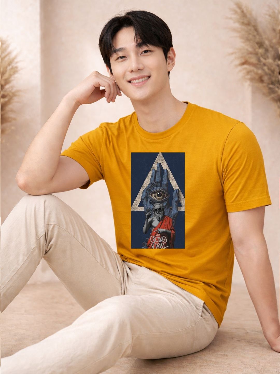 HERE&NOW Men Printed T-shirt
