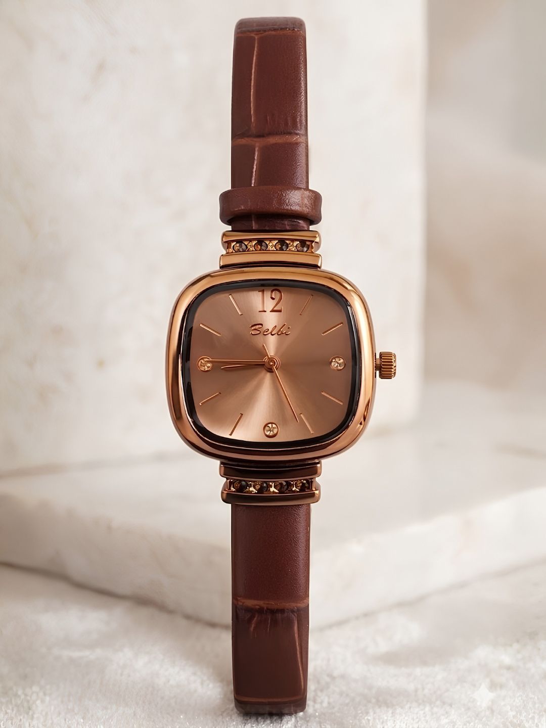 Belbi Women Dial & Leather Straps Analogue Watch BL129_673078731731