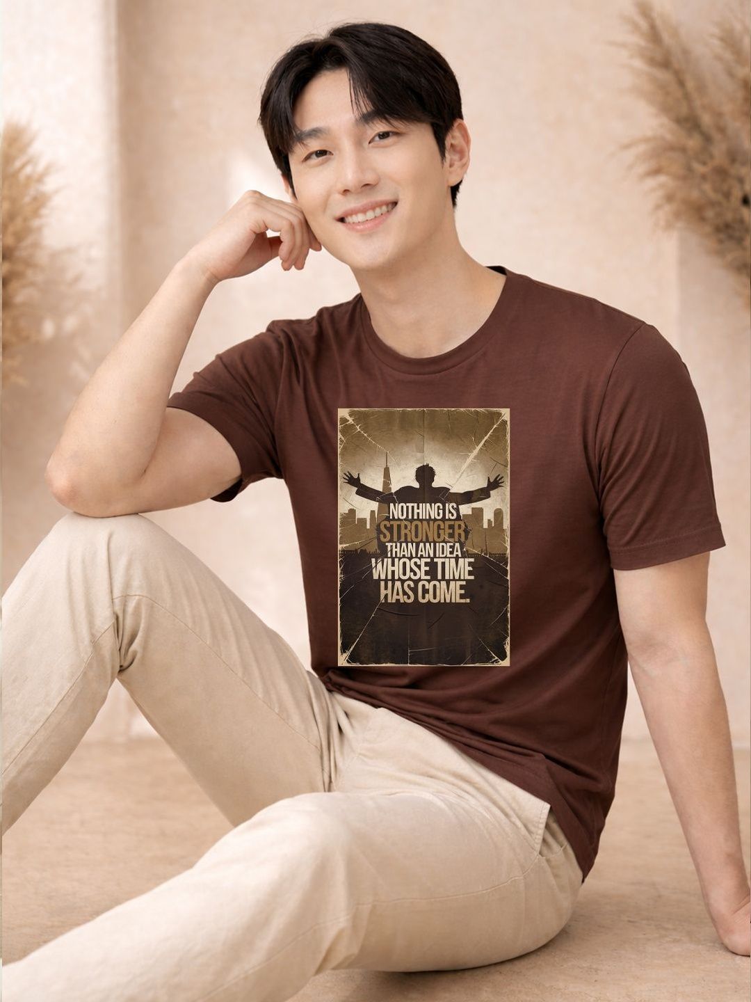 HERE&NOW Men Printed T-shirt
