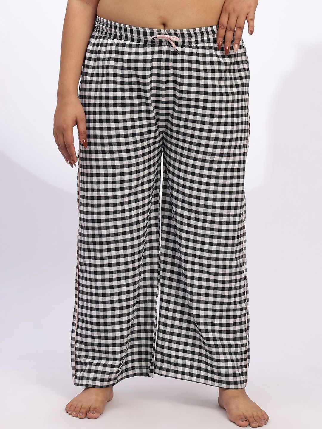 Buy Overlock Women's Gingham Check Lounge Pants - Lounge Pants for