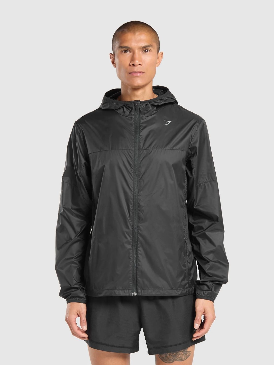 Gymshark Hooded Running Windbreaker